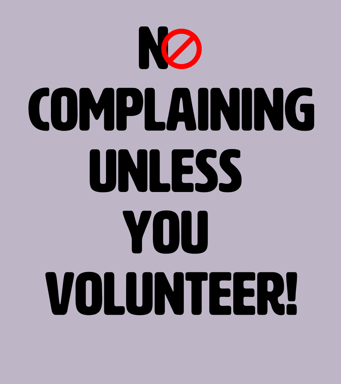No Complaining Crew